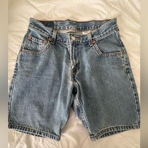 LEVIS 550 denim shorts
